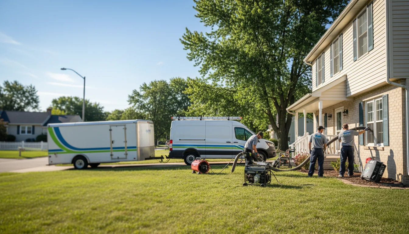Flooded Basement Restoration And Cleanup With Repair in Fort Dodge, KS near me